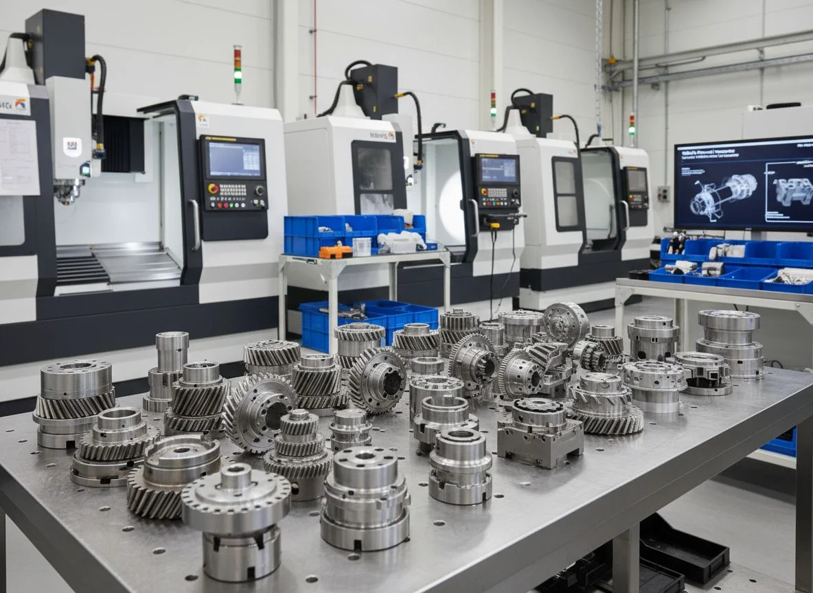 Precision CNC machining for robotics transmission parts