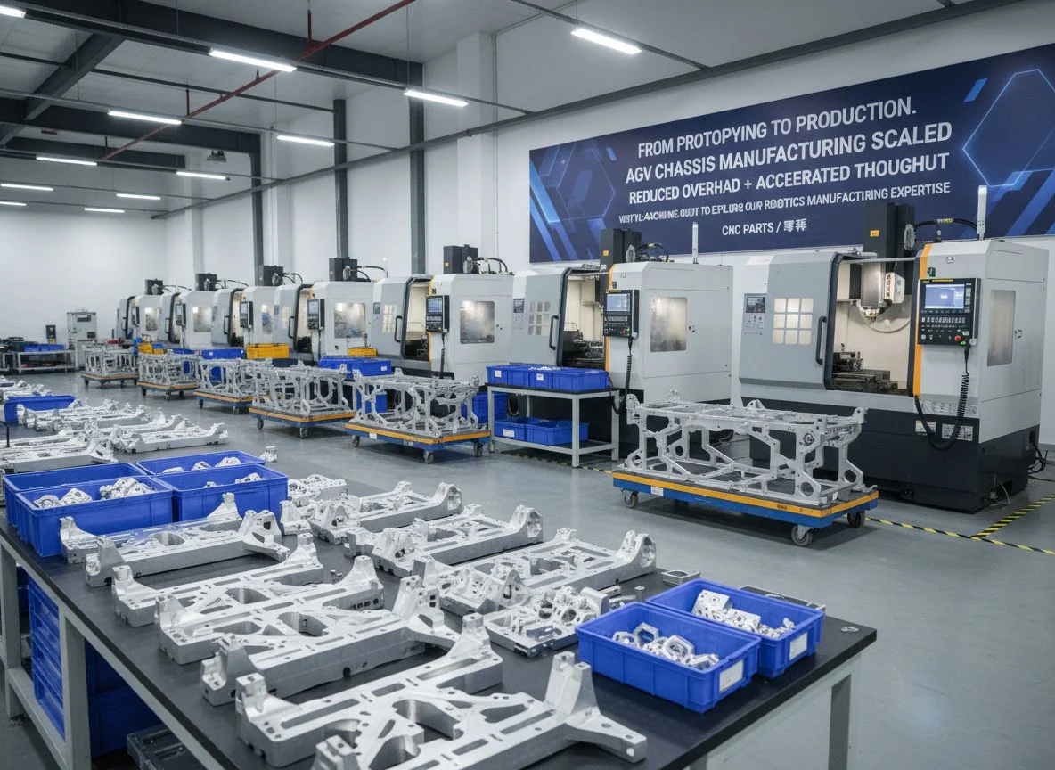 Industrial AGV chassis and drive components