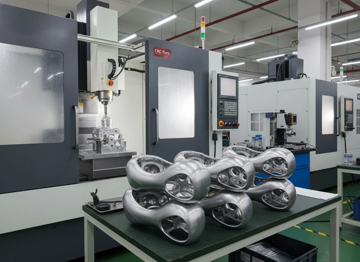 5-axis surface milling for robot arm casings