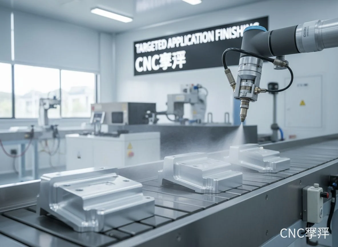 Collection of finished CNC robot arm components