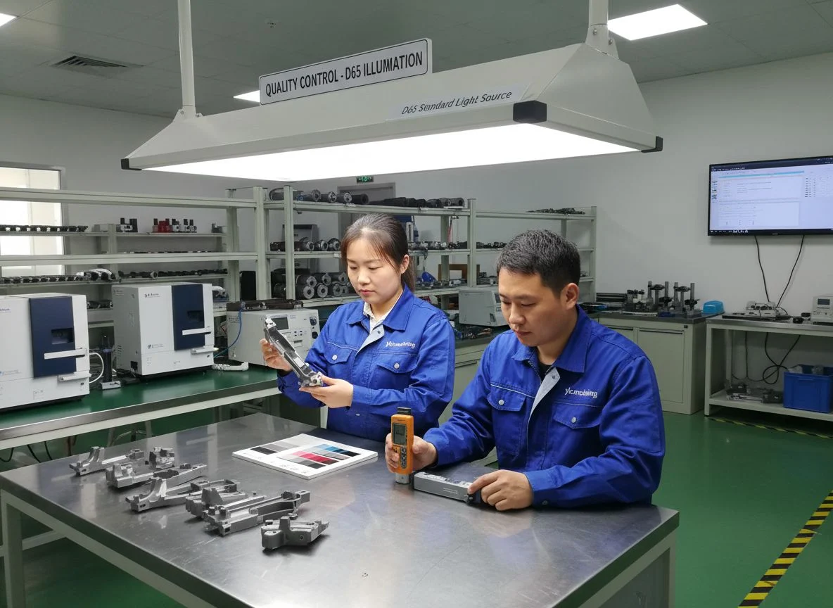 Visual and instrumental verification of anodized surface quality