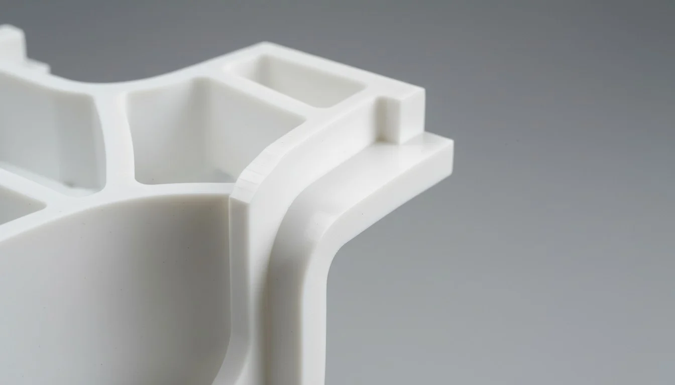 Prototype parts being smoothed