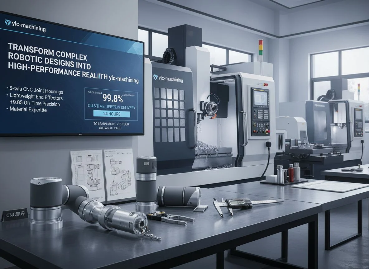 High-precision CNC machining for robot arms and automation components
