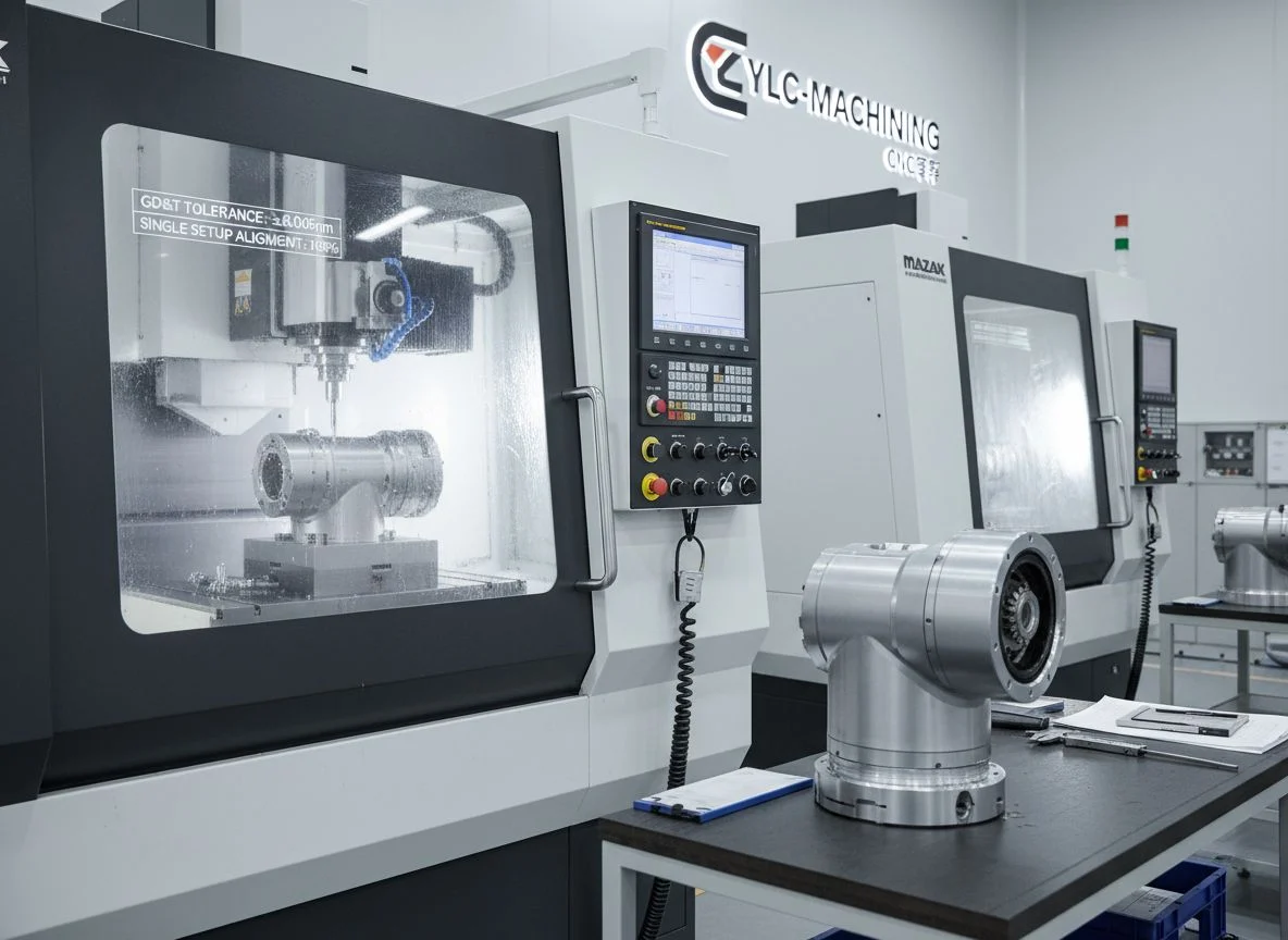 5-axis robot machining at ProtoBatch CNC factory