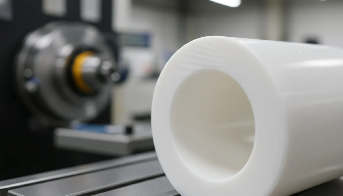 CNC Turning ABS Bushings and Rollers