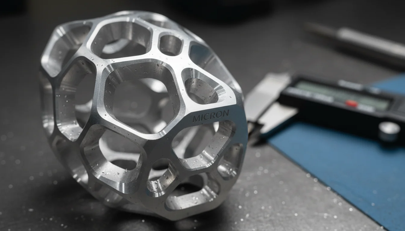 Experienced CNC engineers analyzing complex geometry designs