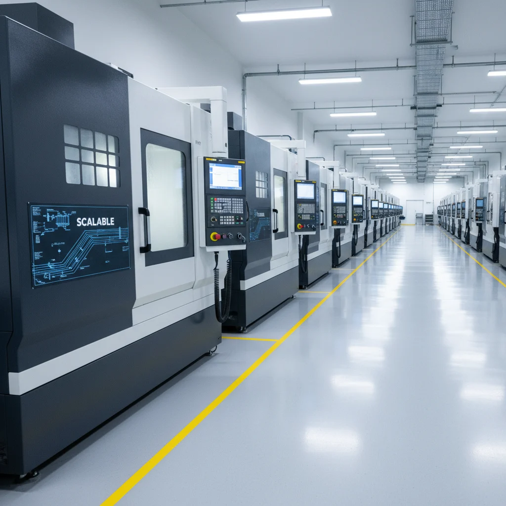 ProtoBatch CNC manufacturing facility and precision machining workshop