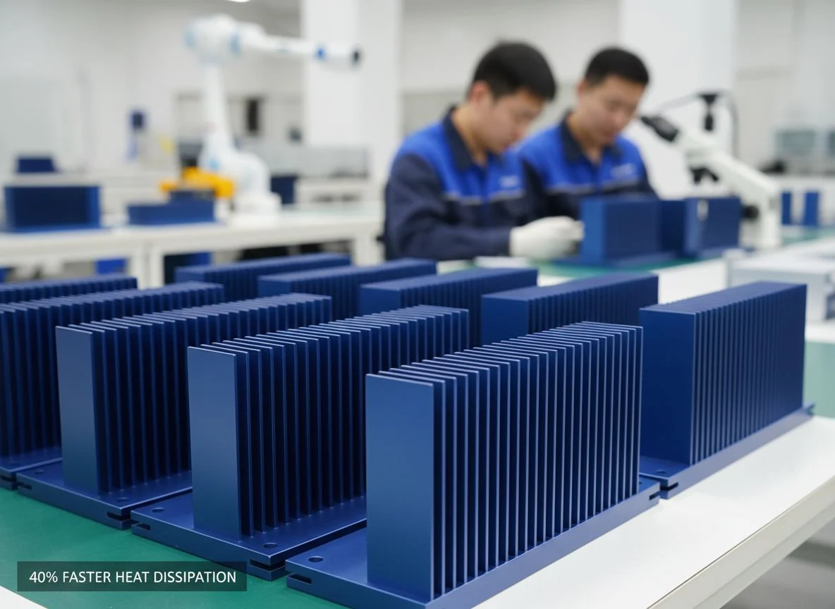 Aluminum heatsinks and thermal management components