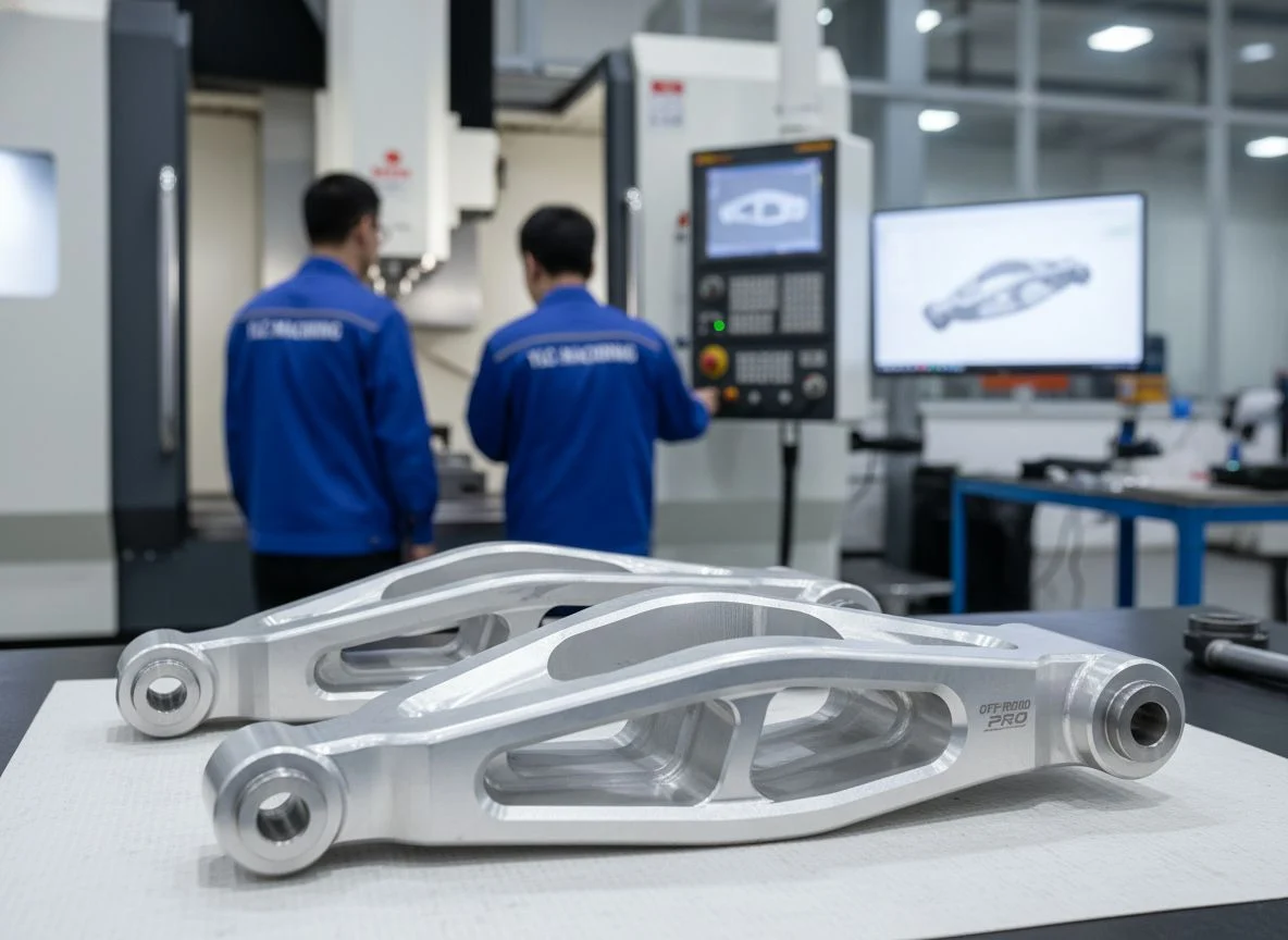 Automotive 5-axis suspension machining