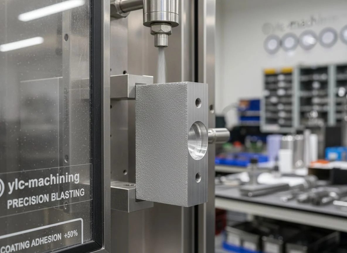 Bead blasting media selection for CNC parts