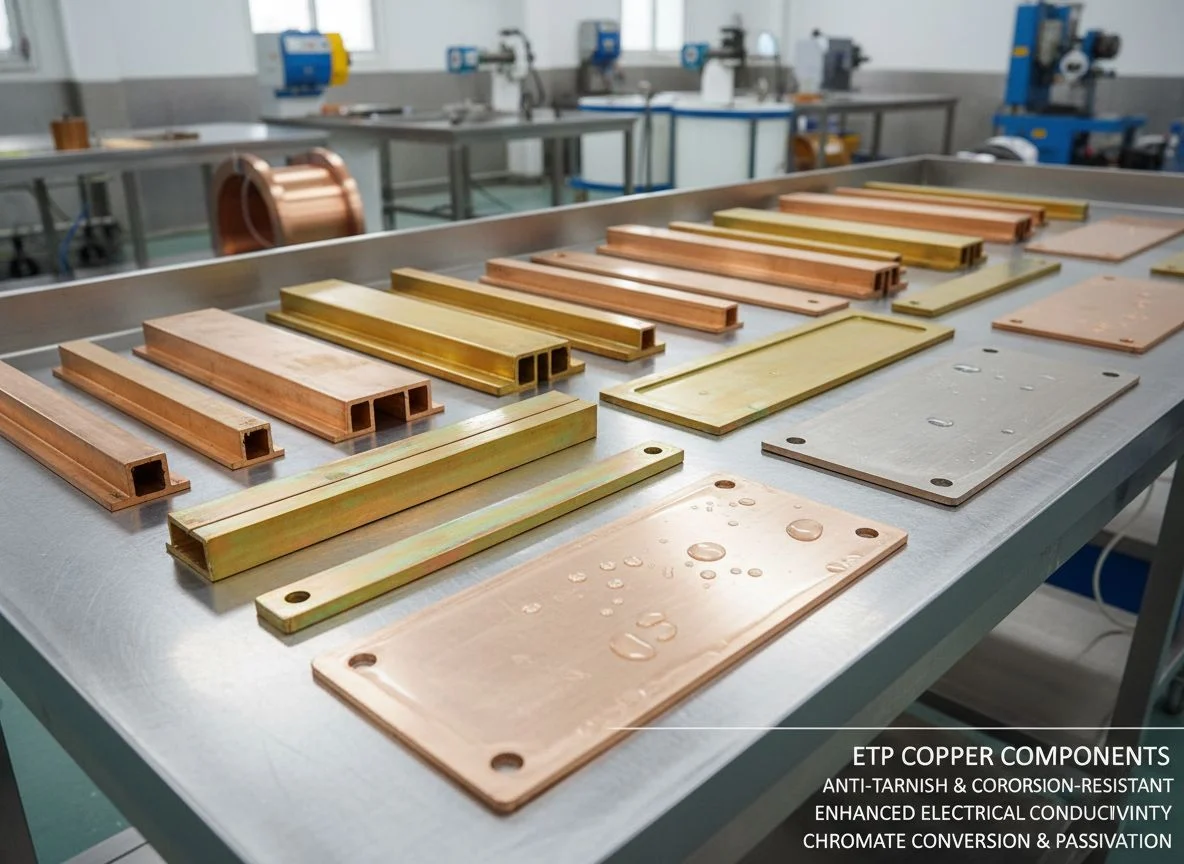 Chemical conversion and passivation for copper