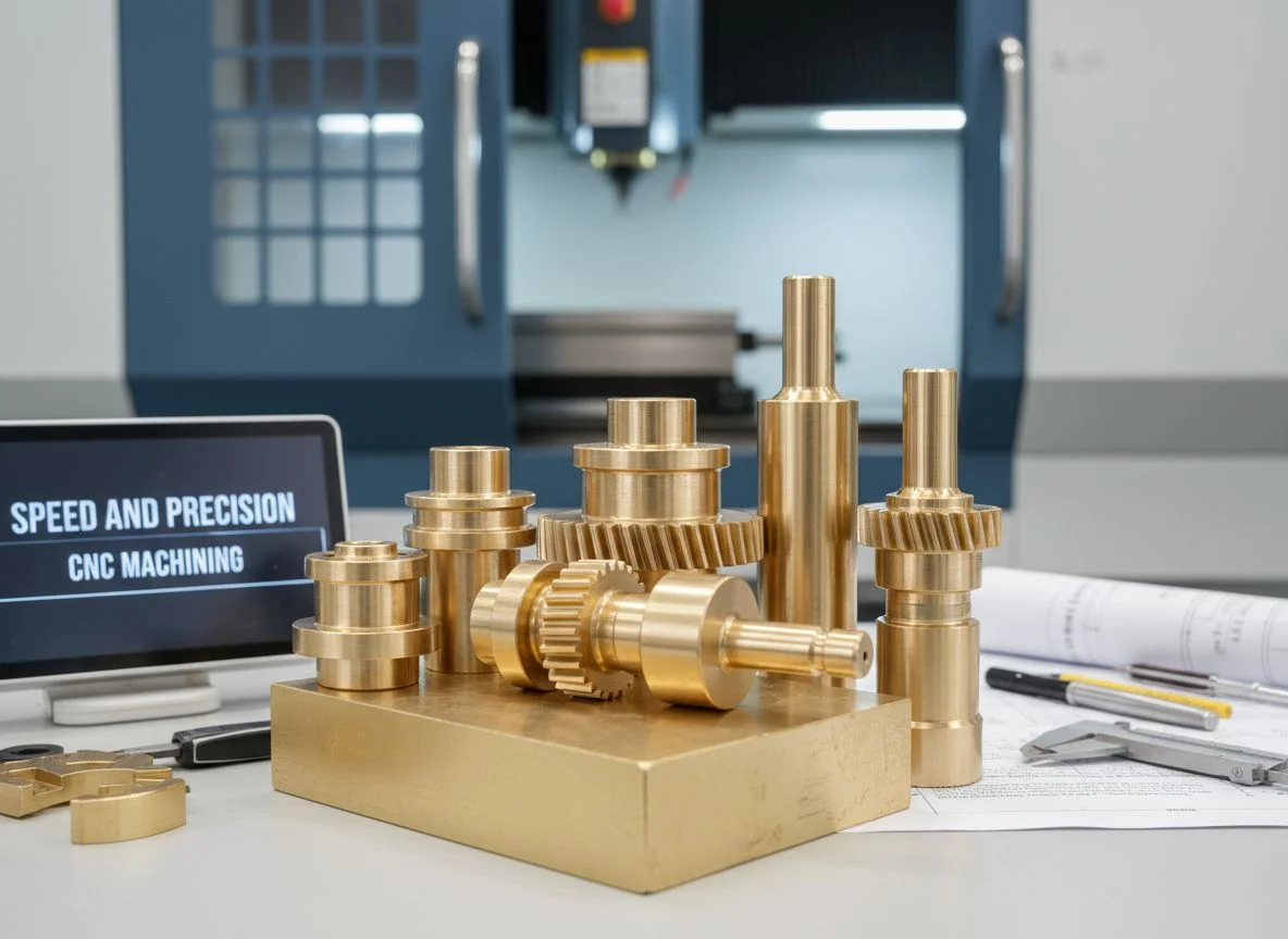 Custom precision CNC turned brass components and fittings