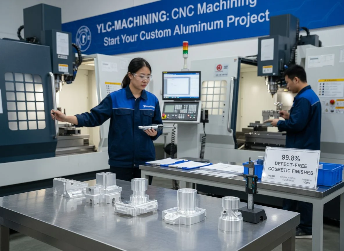 High-precision CNC machined 6061 aluminum housing with cosmetic anodized finish by ProtoBatch CNC