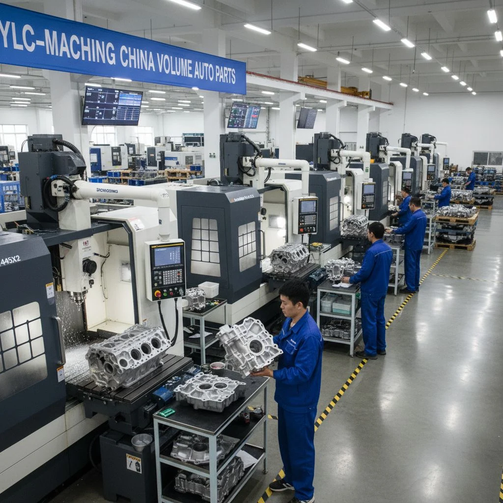 High-speed automated CNC manufacturing for automotive parts