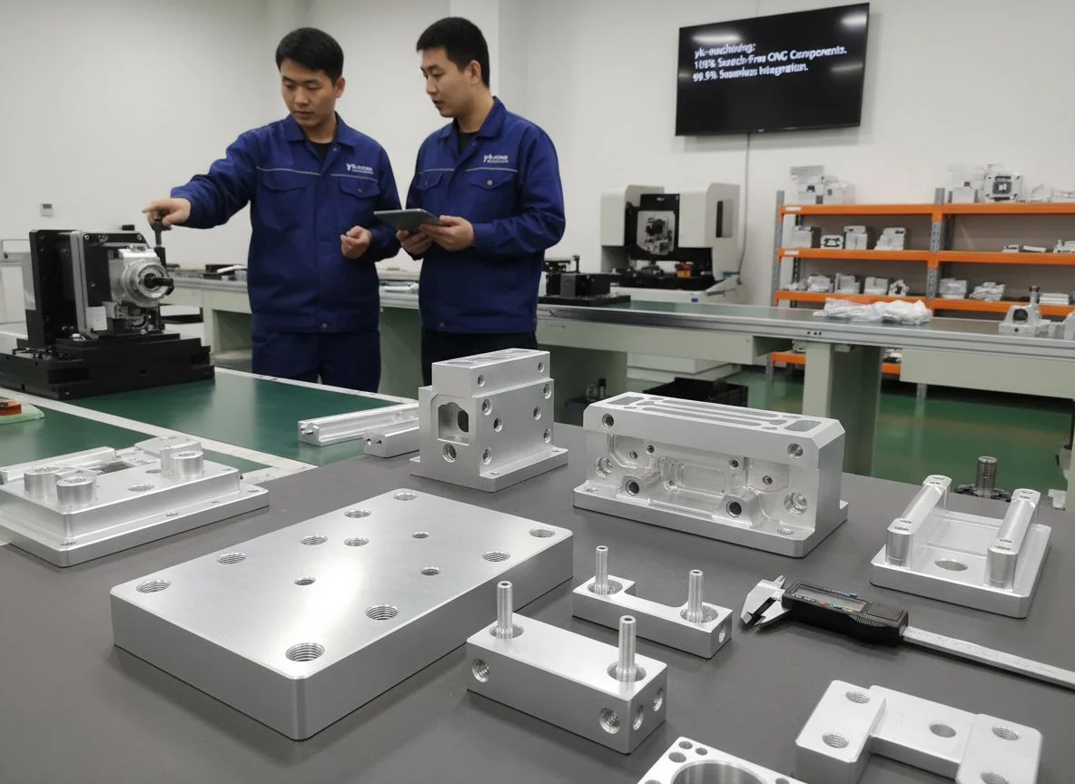 Industrial machinery aluminum base plates and fixtures
