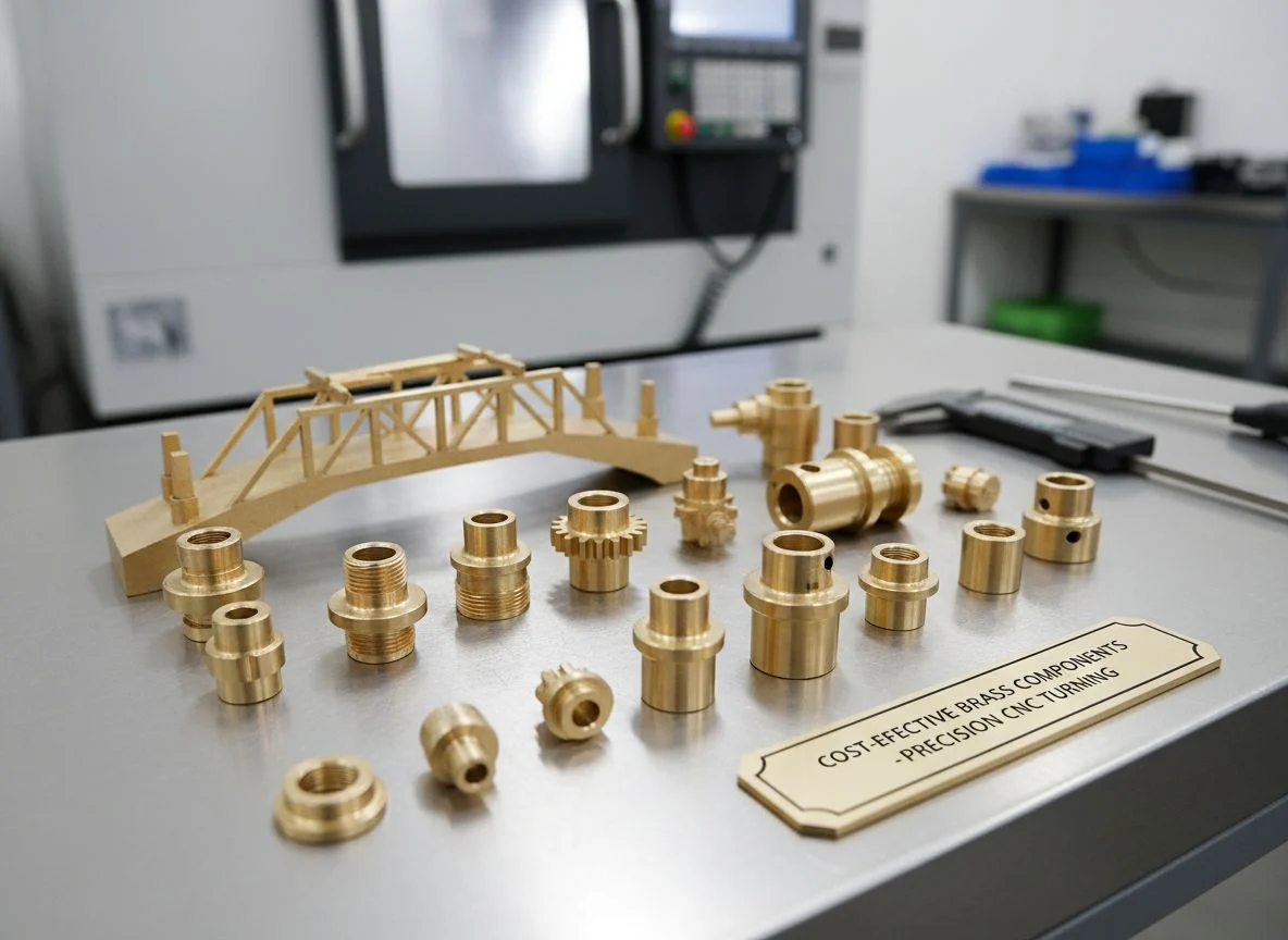 Low volume brass parts CNC turning