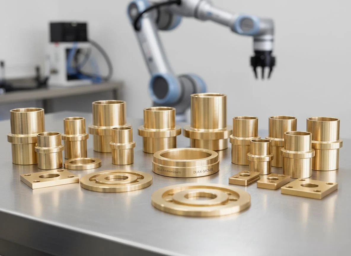 Precision industrial brass parts and sensor housings