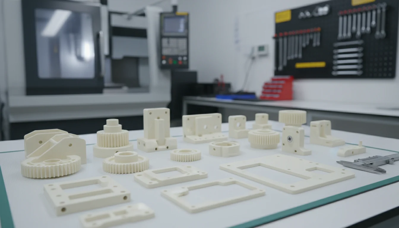 Precision turned ABS bushings and rollers