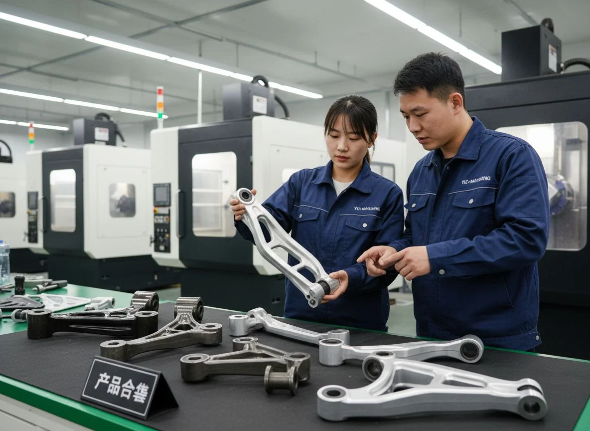 Suspension parts CNC machining for control arms