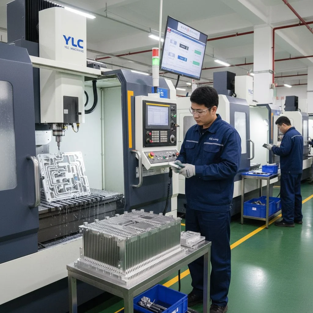 Thermal management CNC milled liquid cooling plates and heatsinks