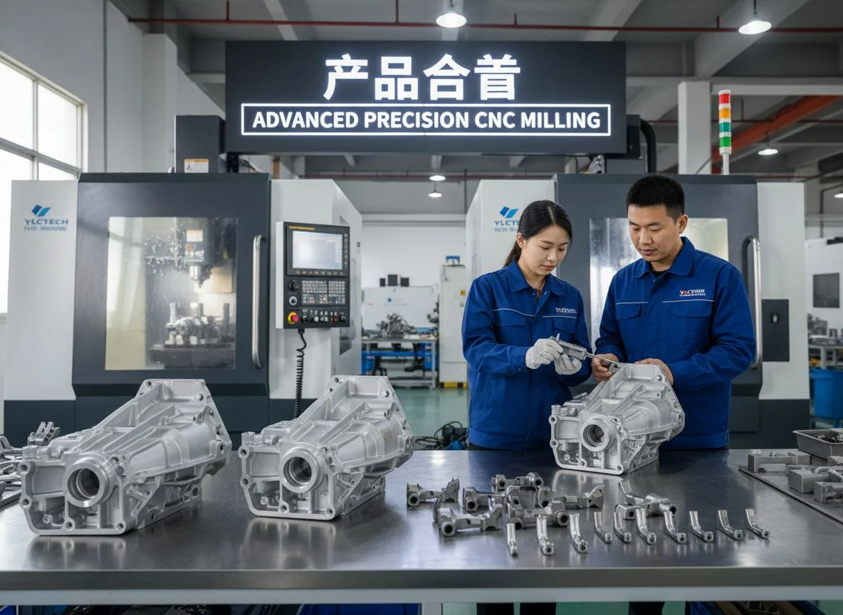 Transmission parts and gearbox housing machining