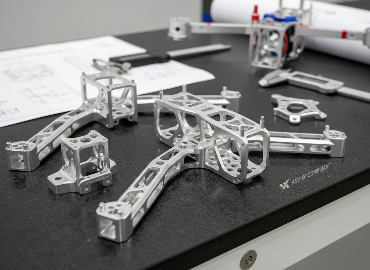 Aerospace CNC machining for drone frames