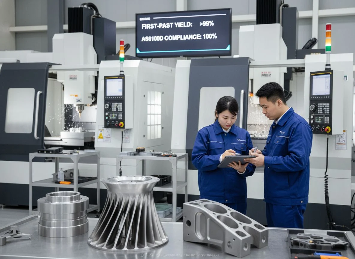 Aerospace CNC parts and defense components
