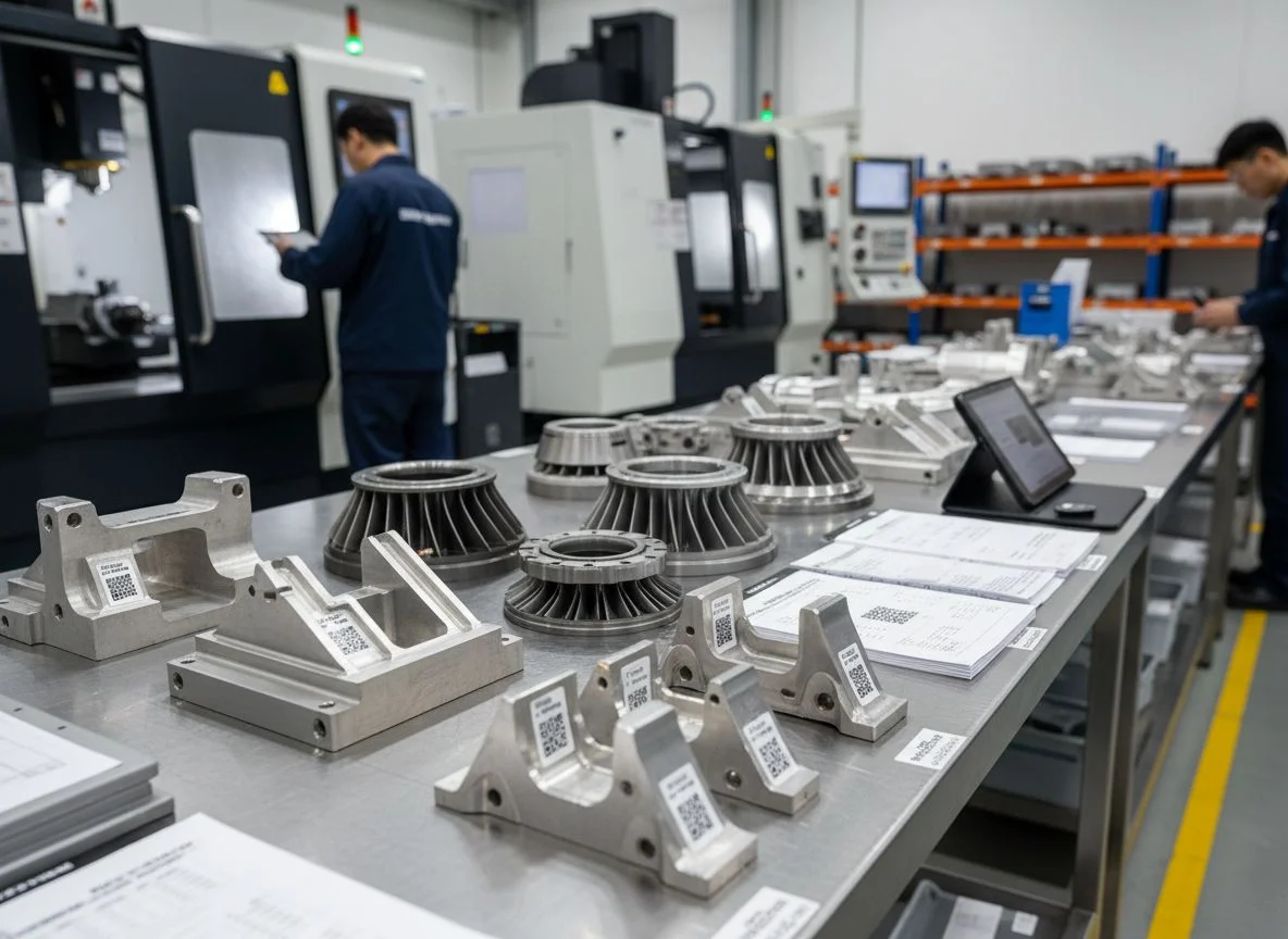 Aerospace metal parts inspection