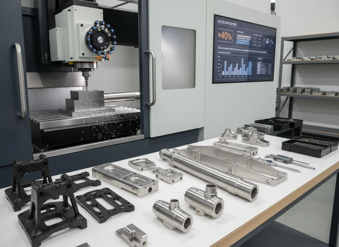 Aerospace rapid manufacturing and drone bracket prototyping