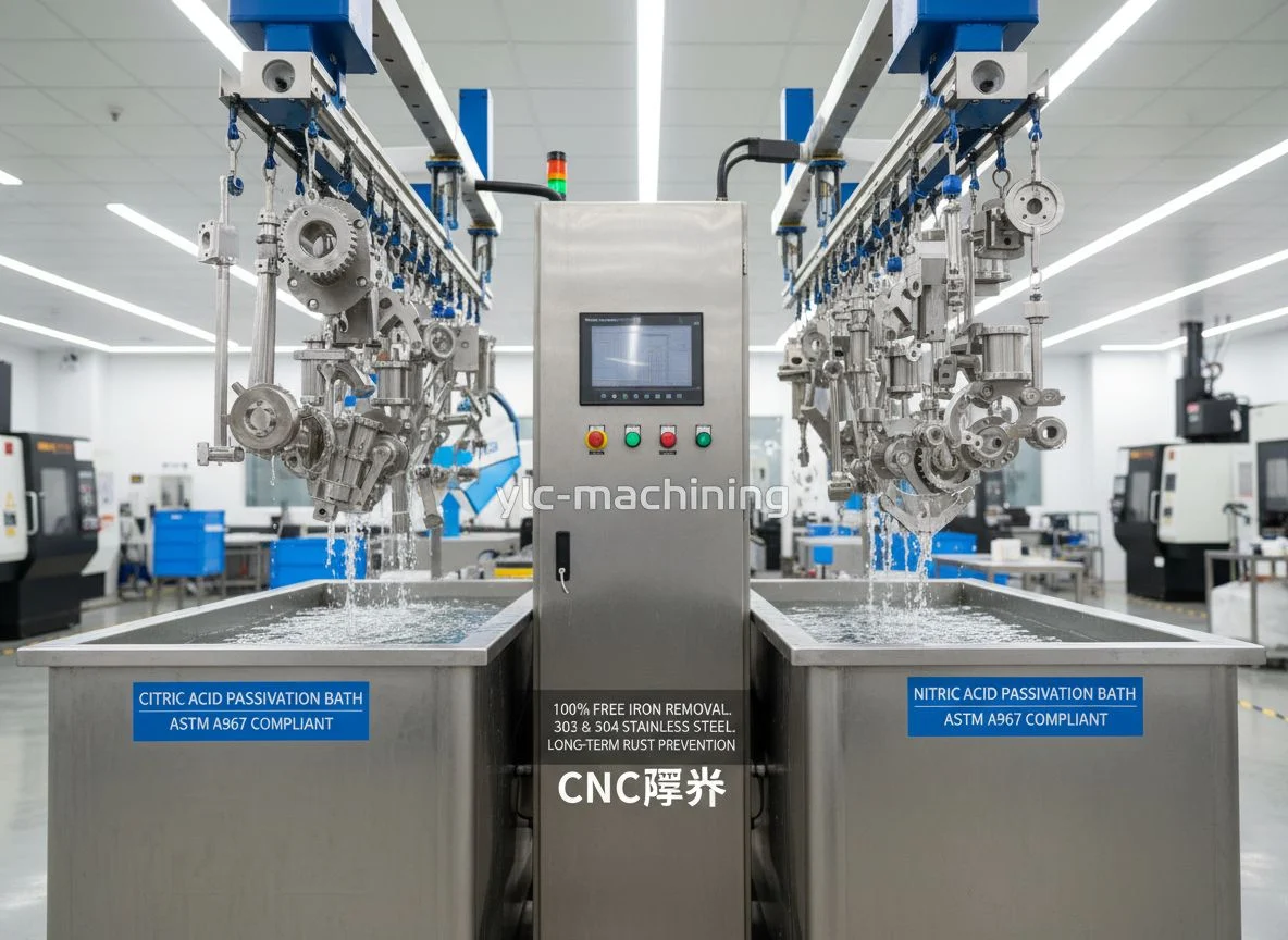 ASTM A967 compliant passivation for stainless steel