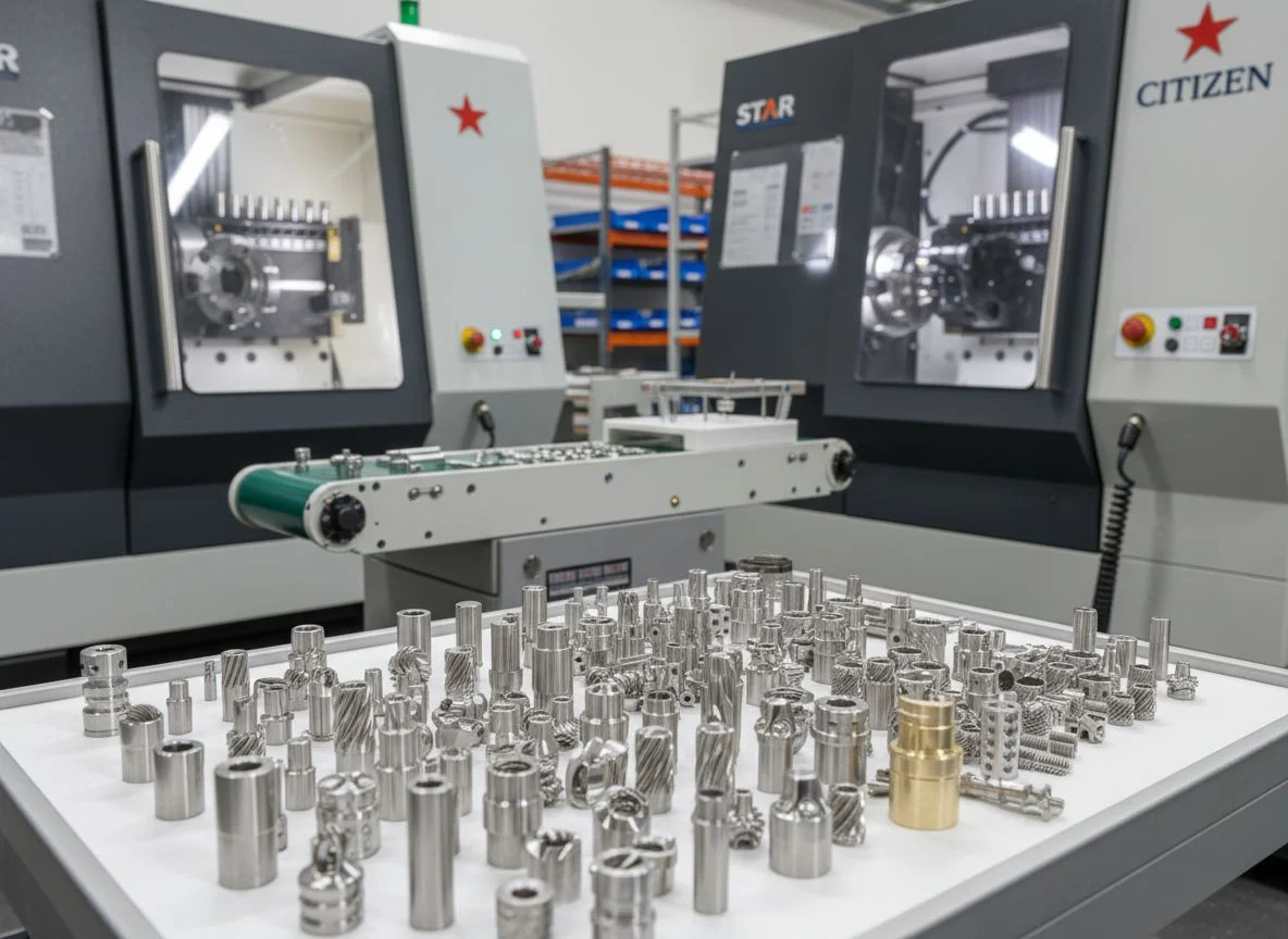 Automated Swiss Machining Facility with Star CNC Equipment