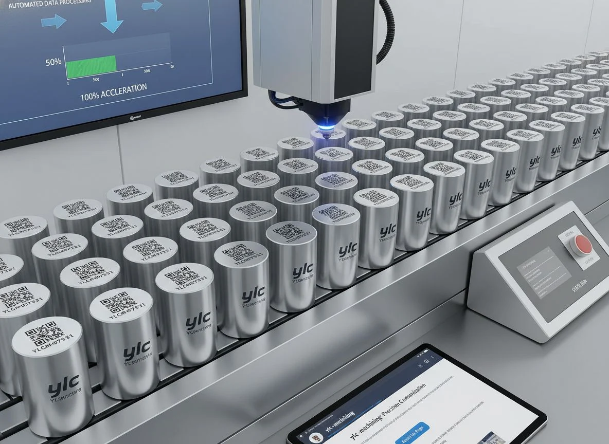 Automated variable data laser marking for batch serialization