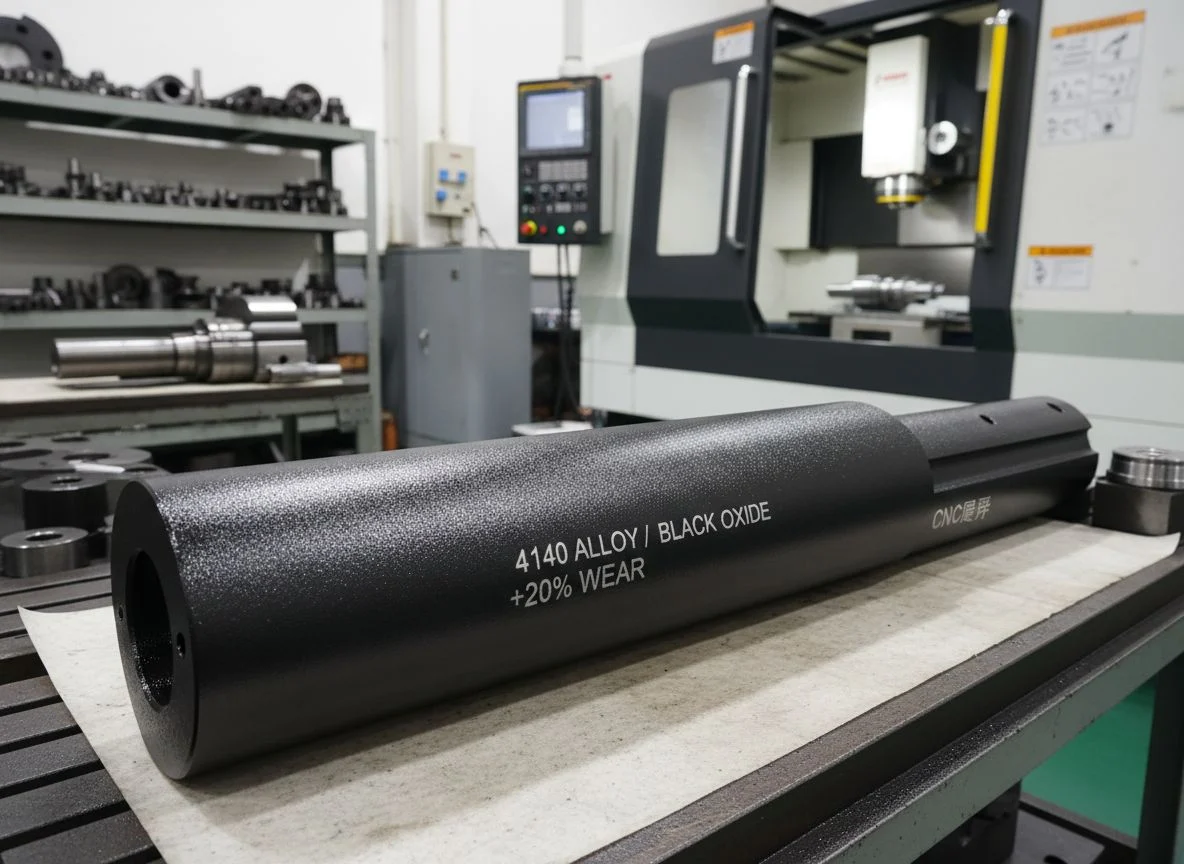 Black Oxide Coated 4140 Alloy Steel Drive Shaft