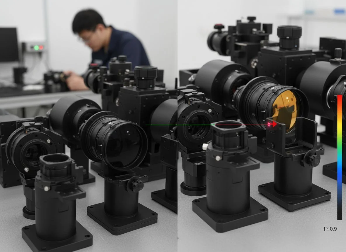 Black PEO coating for optical components
