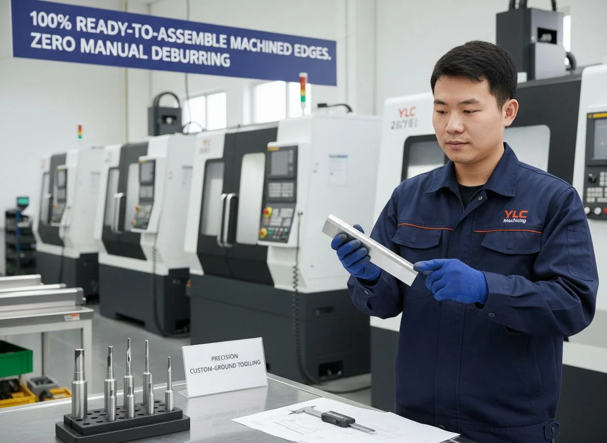 Burr-free POM machining inspection