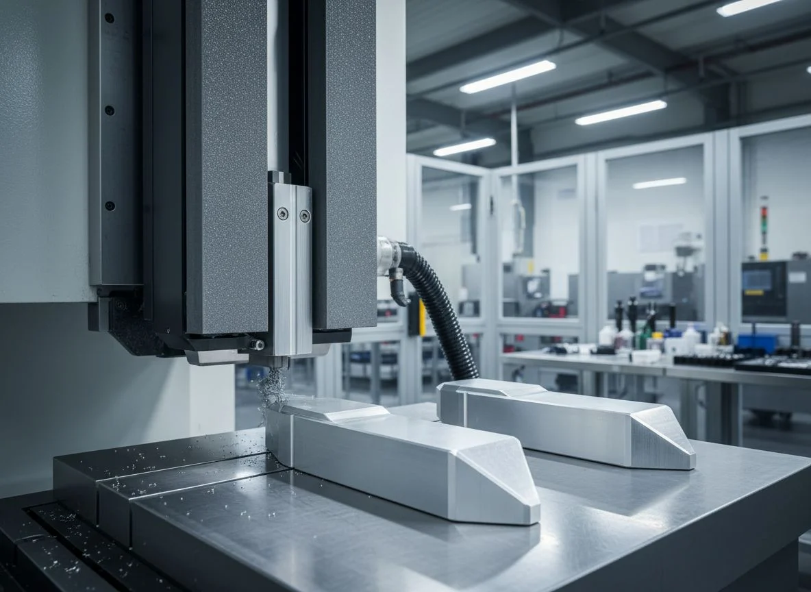 Comparison of precision polishing versus over-polished edge rounding on CNC parts