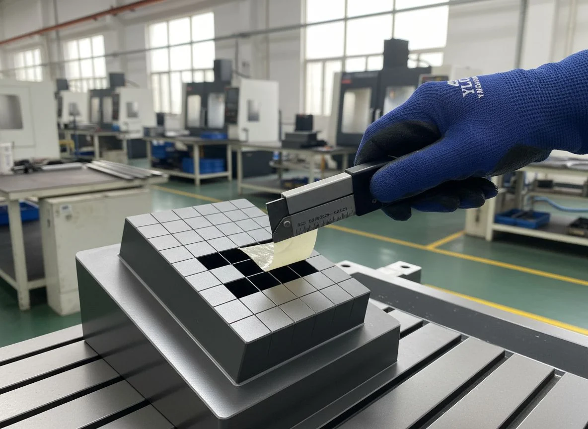 Cross-hatch paint adhesion testing