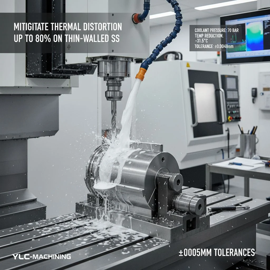 Custom CNC machined stainless steel parts with premium surface treatments by ylc-machining
