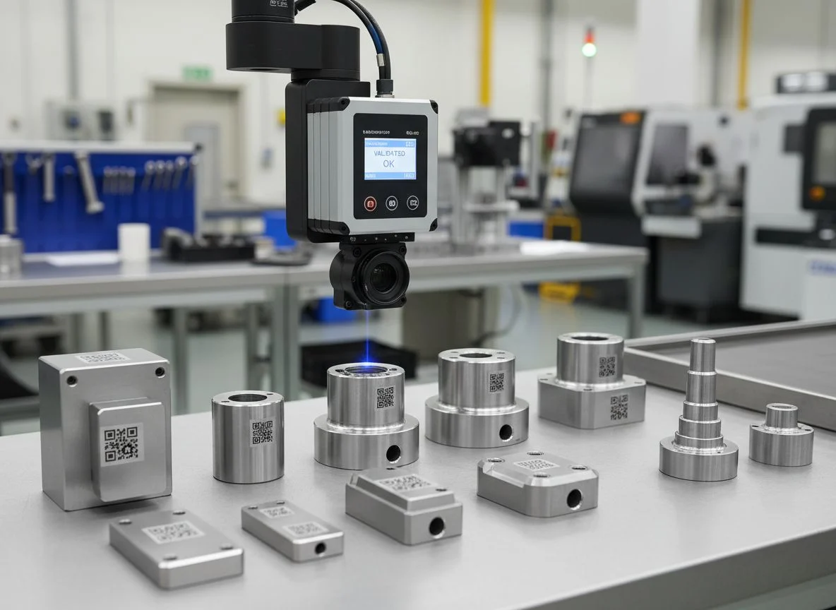 DPM Data Matrix verification for CNC parts