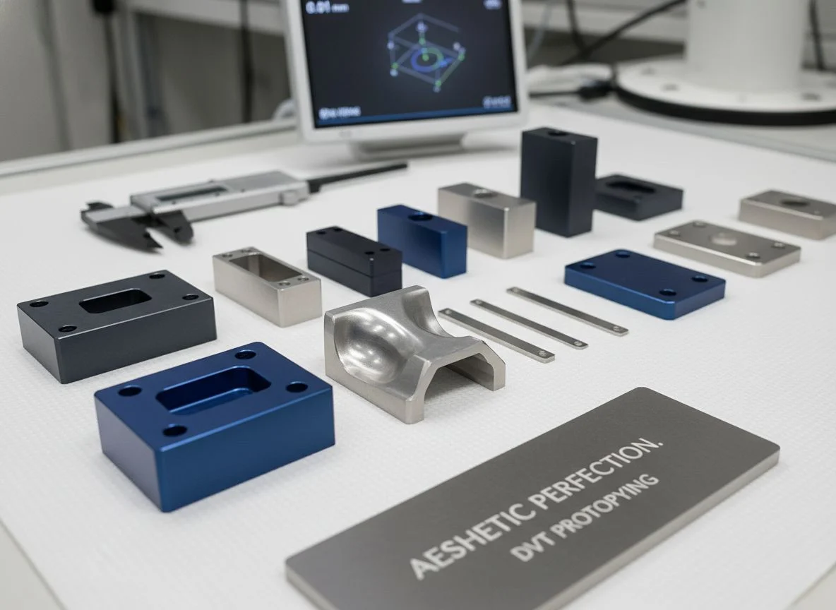DVT prototyping for cosmetic validation and surface finishing