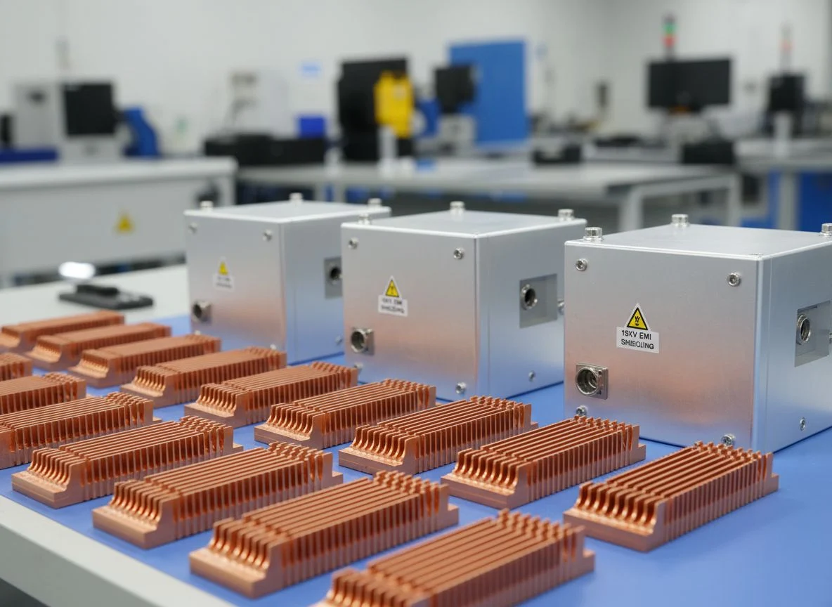 Electronic enclosure machining for semiconductors