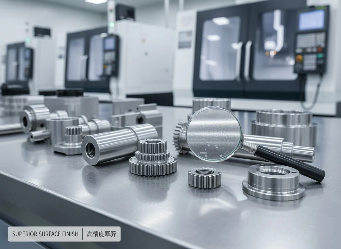 Electropolished titanium part