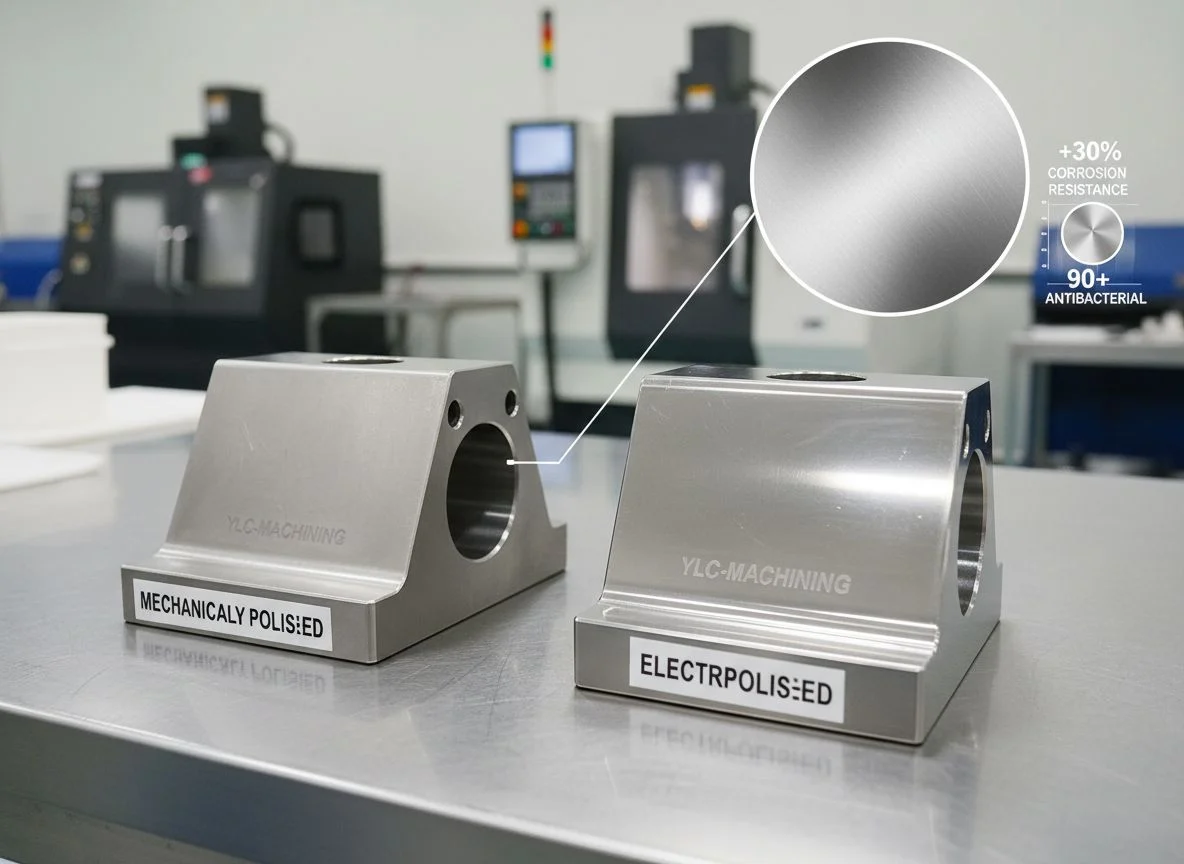 Electropolishing stainless steel for sanitary and medical finishes
