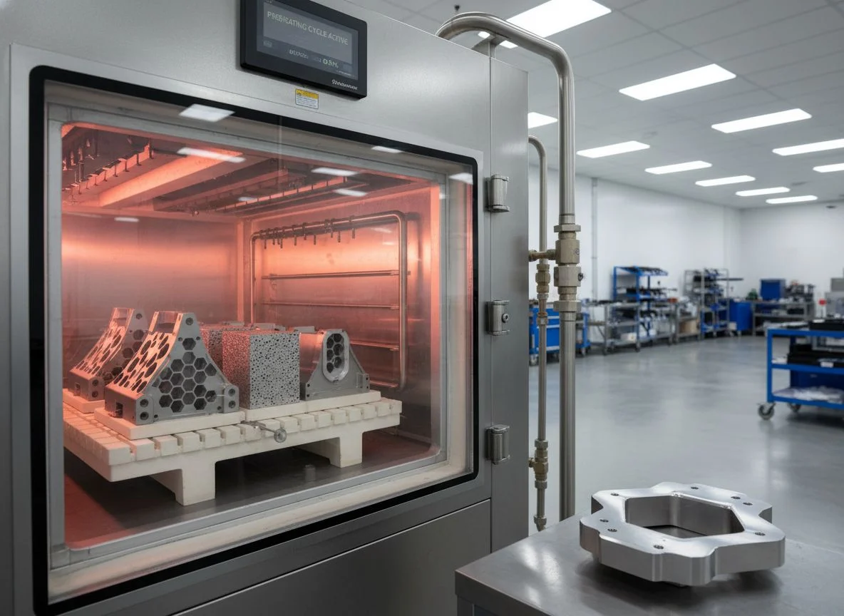 Electrostatic powder deposition on die cast parts