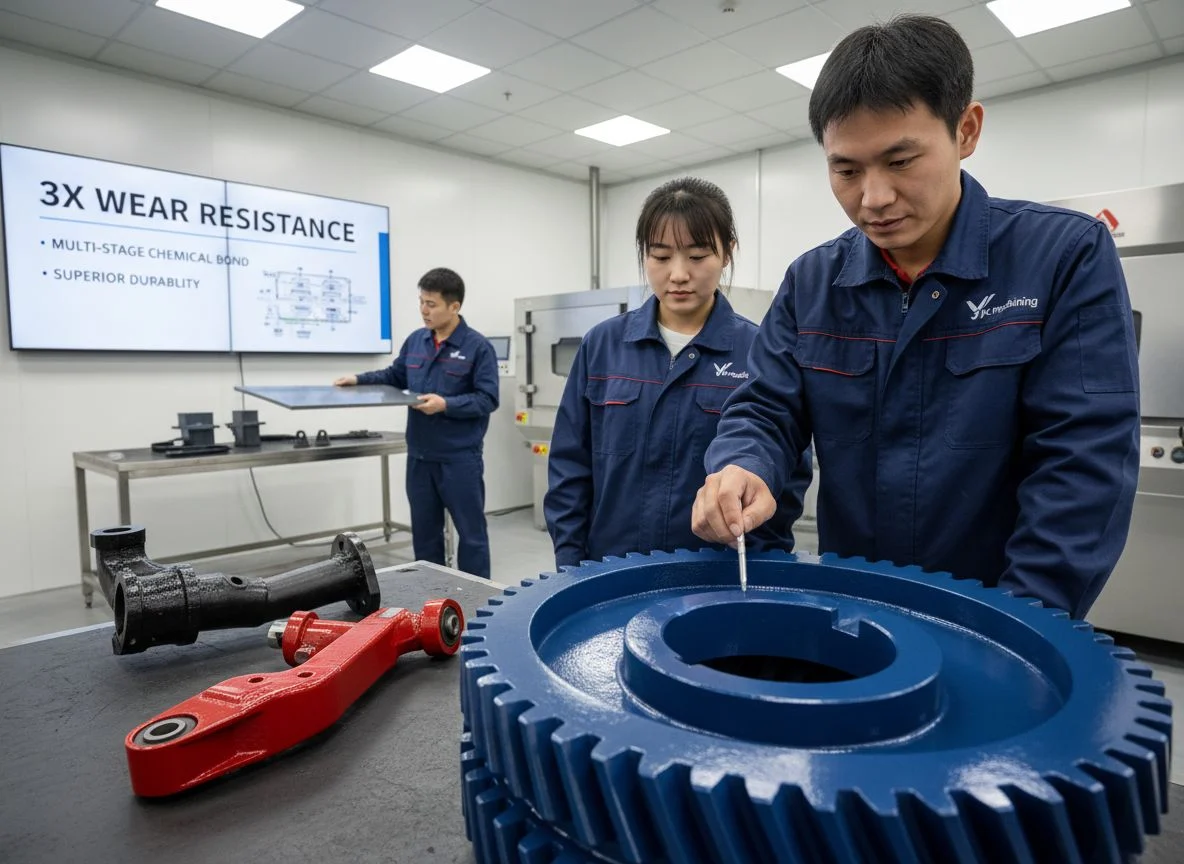 Electrostatic spray coating application