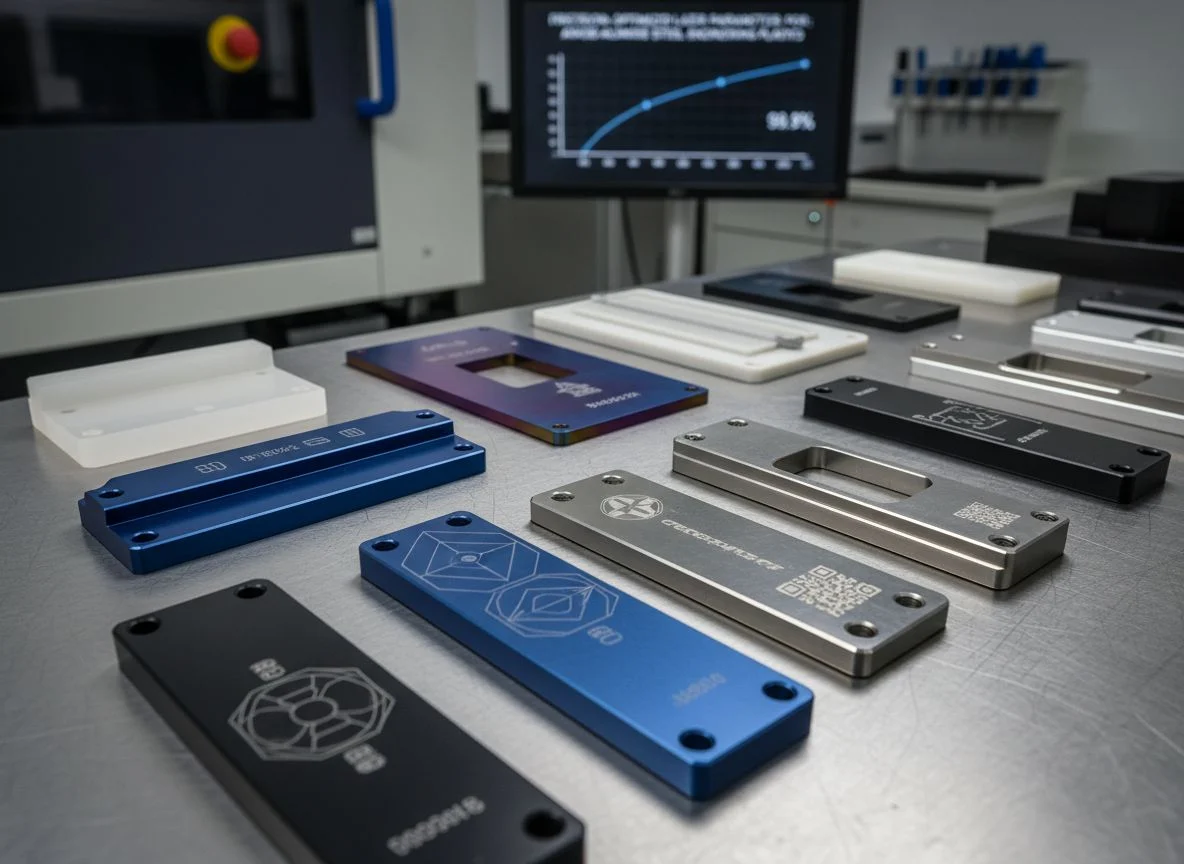 Fiber and UV laser marking systems