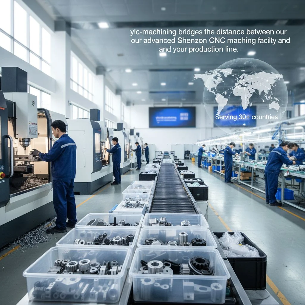 Global CNC logistics and international supply chain management