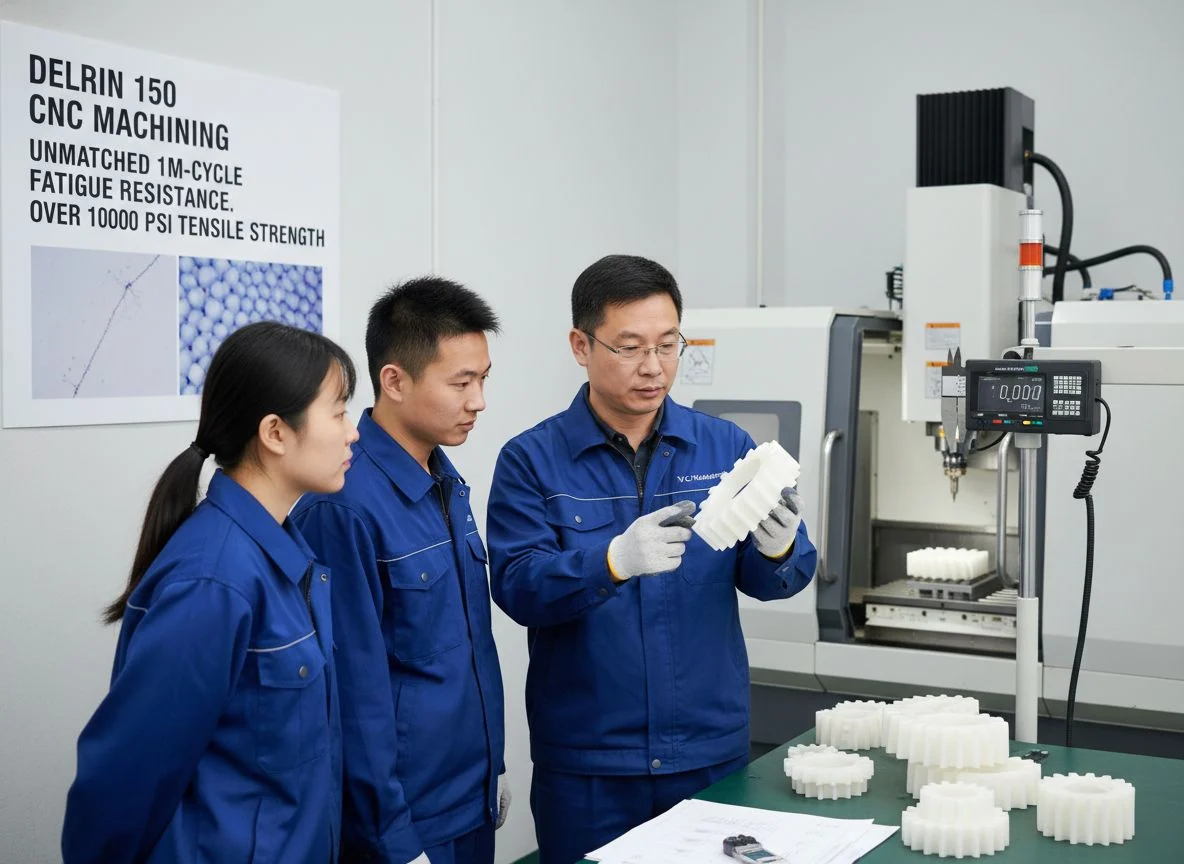 High-load Delrin homopolymer precision machining
