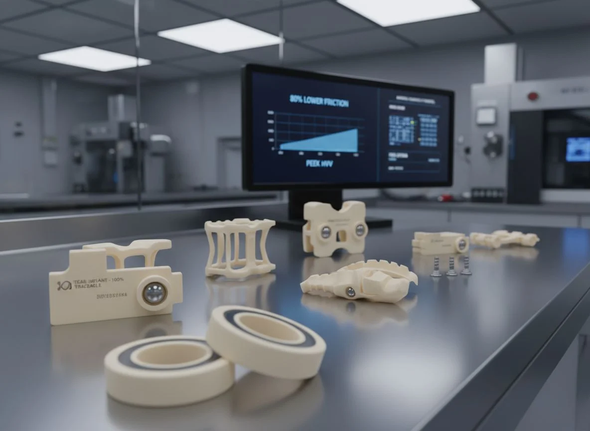 High-performance Bearing Grade PEEK components