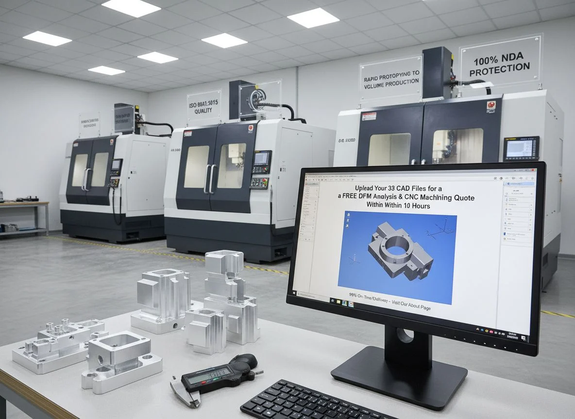 High-precision 5-axis CNC machining center at ProtoBatch factory delivering custom metal parts